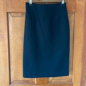 Black pencil skirt
